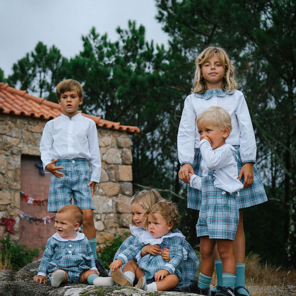 Calções xadrez
