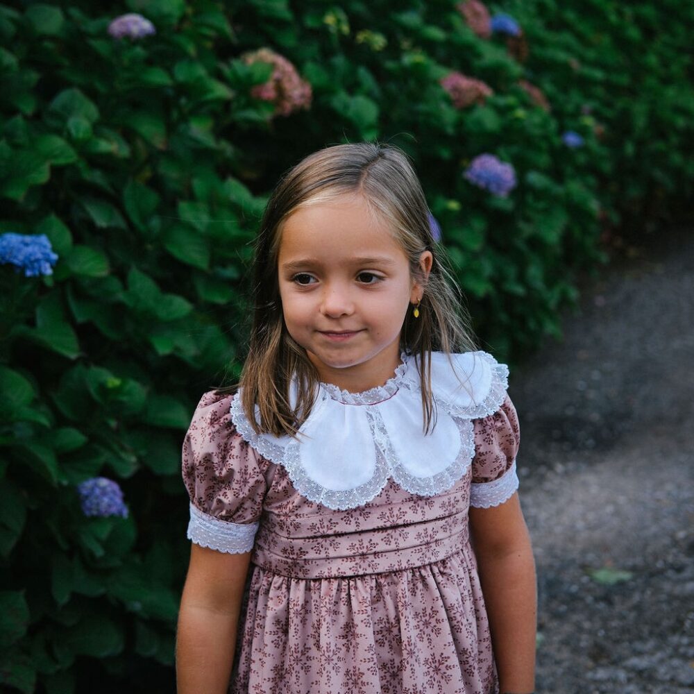 Vestido veludo de flores - Image 5
