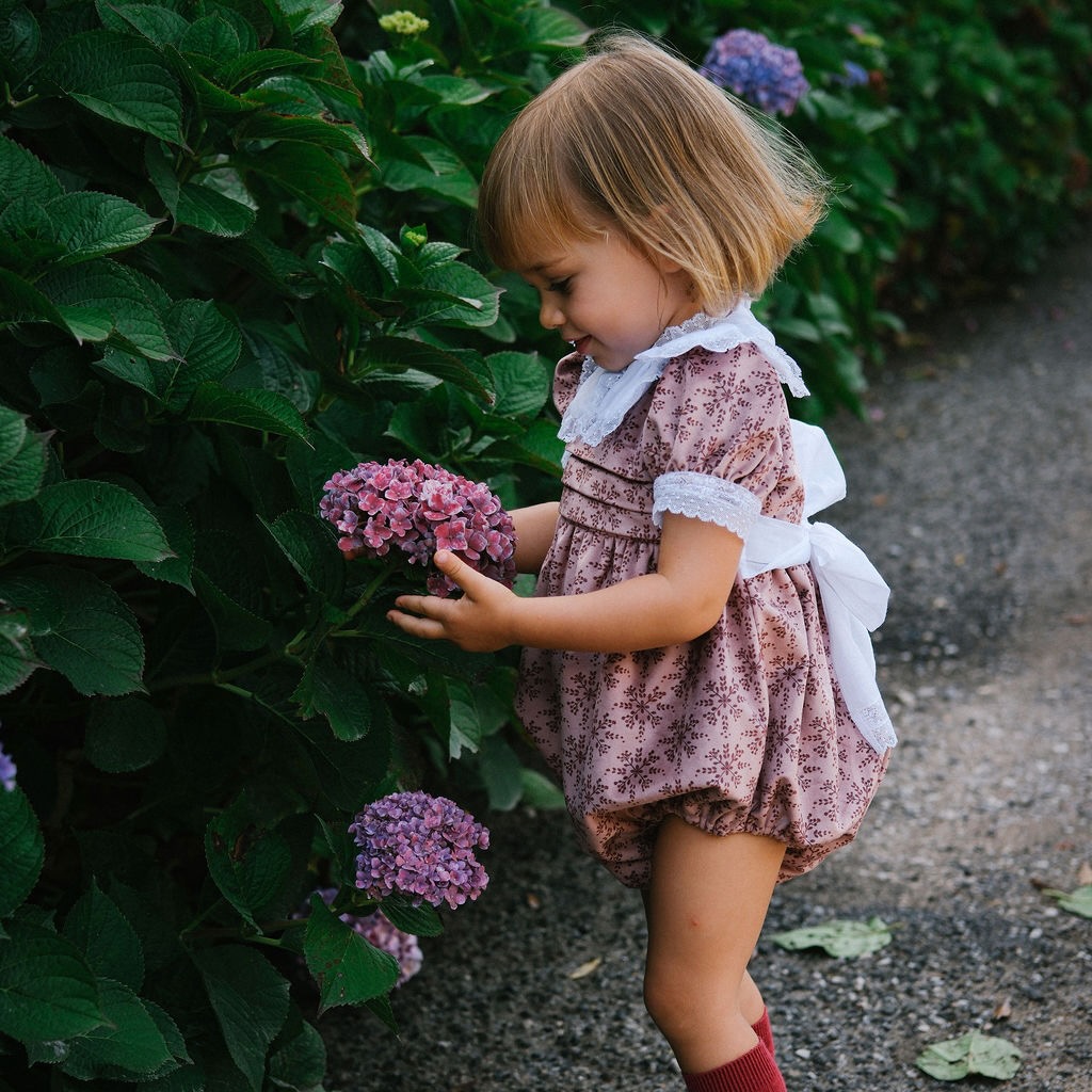 Floral velvet romper - Image 2