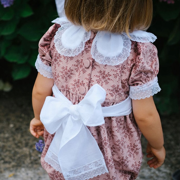 Floral velvet romper - Image 5