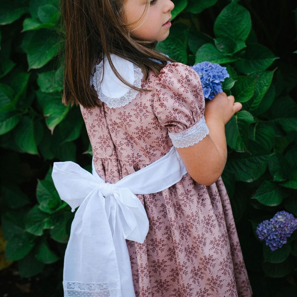 Vestido veludo de flores - Image 8