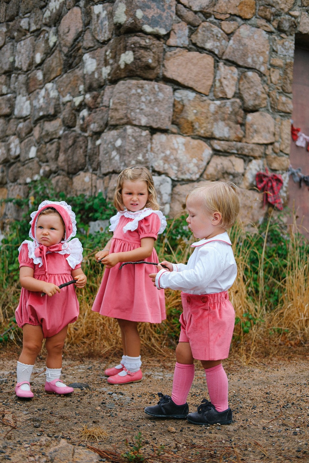 Raspberry velvet romper - Image 6