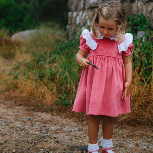 Raspberry Velvet  Dress