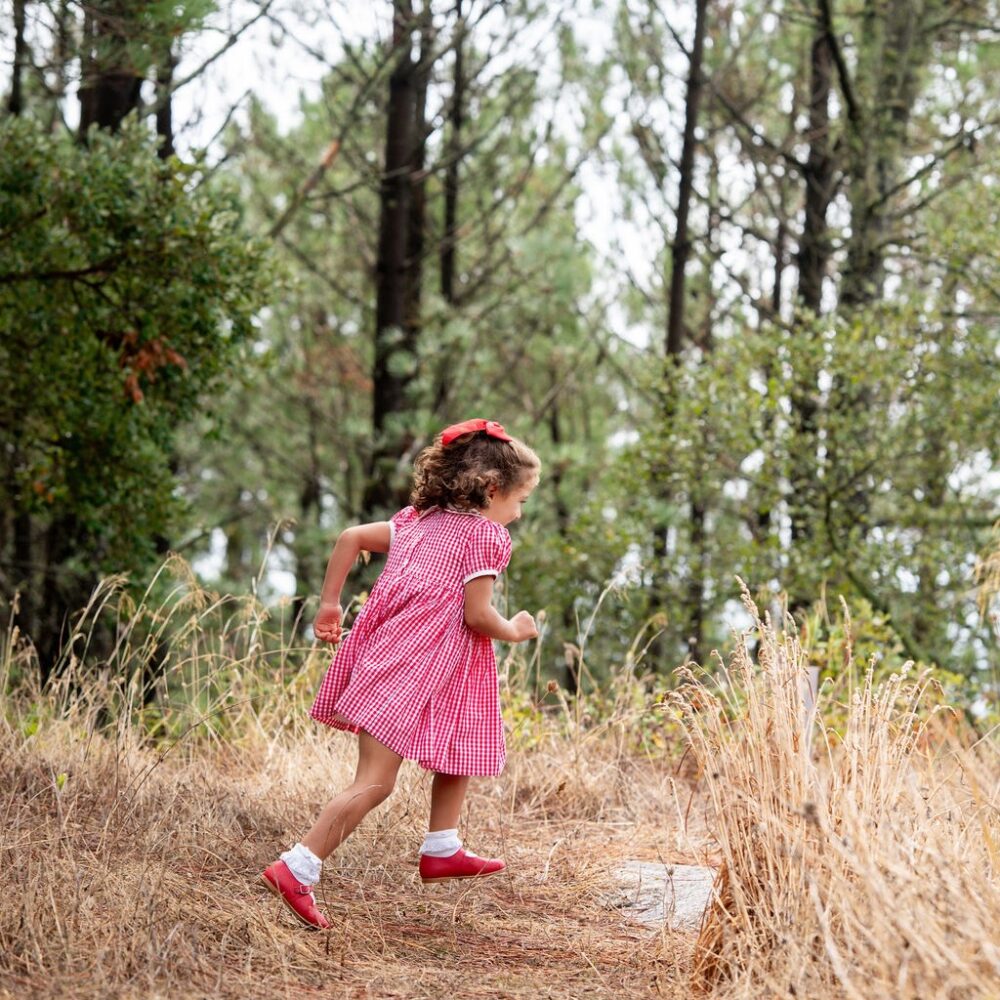 Vestido quadradinhos com smocks - Image 5