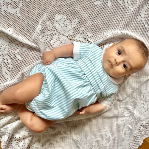 Fofo riscas verde água