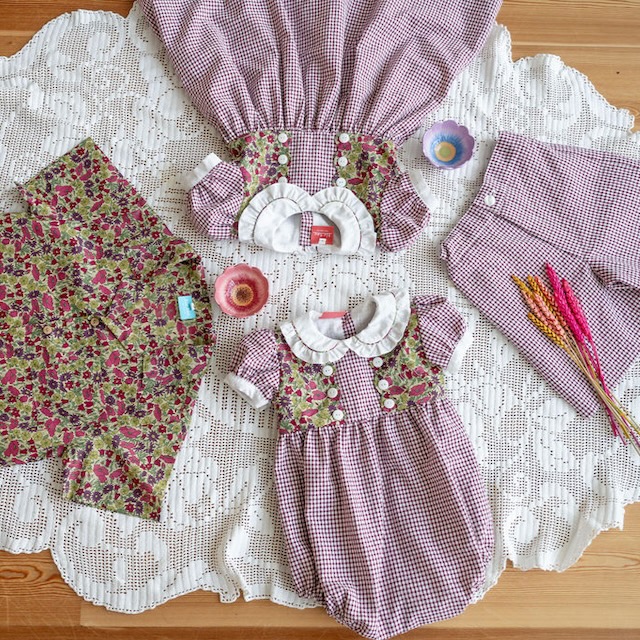 Calções vichy bordeaux - Image 2